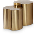 Eastley Gold Iron 2pc. Modular Nesting End / Side Table - 2C