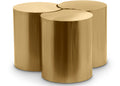 Eastley Gold Iron 3pc. Modular Nesting Coffee Table - 3C