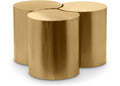 Eastley Gold Iron 3pc. Modular Nesting Coffee Table - 3D