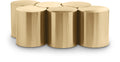 Eastley Gold Iron 6pc. Modular Nesting Coffee Table - 6D