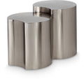 Eastley Silver Iron 2pc. Modular Nesting End / Side Table - 2C