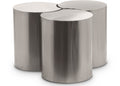 Eastley Silver Iron 3pc. Modular Nesting Coffee Table - 3C