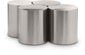 Eastley Silver Iron 4pc. Modular Nesting Coffee Table - 4D