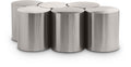 Eastley Silver Iron 6pc. Modular Nesting Coffee Table - 6B