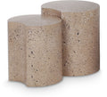 Eastley Taupe Iron 2pc. Modular Nesting End / Side Table - 2B