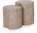 Eastley Taupe Iron 2pc. Modular Nesting End / Side Table - 2C