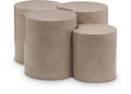 Eastley Taupe Iron 4pc. Modular Nesting Coffee Table - 4A