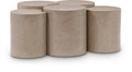 Eastley Taupe Iron 5pc. Modular Nesting Coffee Table - 5A