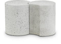 Eastley White Iron 2pc. Modular Nesting End / Side Table - 2A