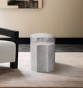 Eastley White Iron 2pc. Modular Nesting End / Side Table - 2B