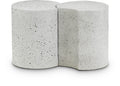 Eastley White Iron 2pc. Modular Nesting End / Side Table - 2E