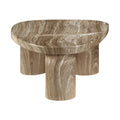 Sylvestra Beige Concrete Indoor/Outdoor Coffee Table - CT13