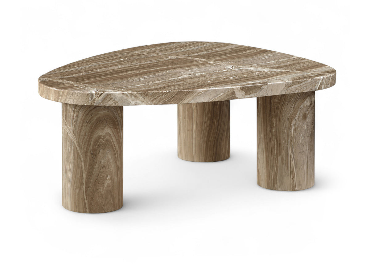 Sylvestra Beige Concrete Indoor/Outdoor Coffee Table