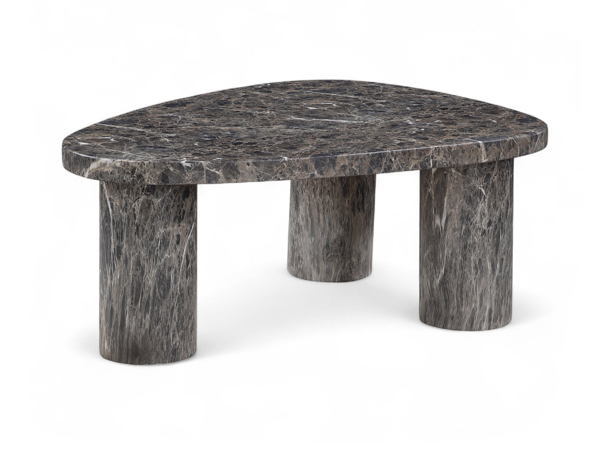 Sylvestra Brown Concrete Indoor/Outdoor Coffee Table