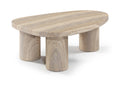 Sylvestra Travertine Concrete Indoor/Outdoor Coffee Table - CT13