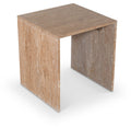 Ottoline Natural Travertine End Table