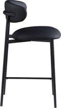 Leocadia Vegan Leather Upholstered Counter Stool