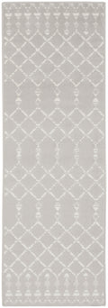 Whimsicle Grey Bohemian Polypropylene Area Rug