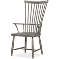 Alfresco Marzano Windsor Arm Chair – Dark Gray Pottery Wood