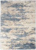 Dreamy Shag Light Blue Grey Shag Polyester Area Rug
