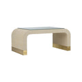 Waterfall Coffee Table - Cream