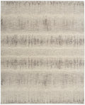 CK079 Notes Ivory Charcoal Modern Polyester Area Rug