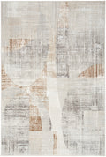 Sparkle Grey Modern Polyester Area Rug