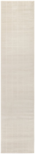 Serenity Home Ivory Cream Modern Polypropylene Area Rug