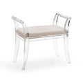 Neoclassic Acrylic Bench