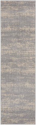 Nourison Essentials Grey Beige Modern Polypropylene Area Rug