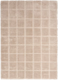 West End Ave Beige Modern Polyester Area Rug