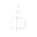 Diego Lantern - White