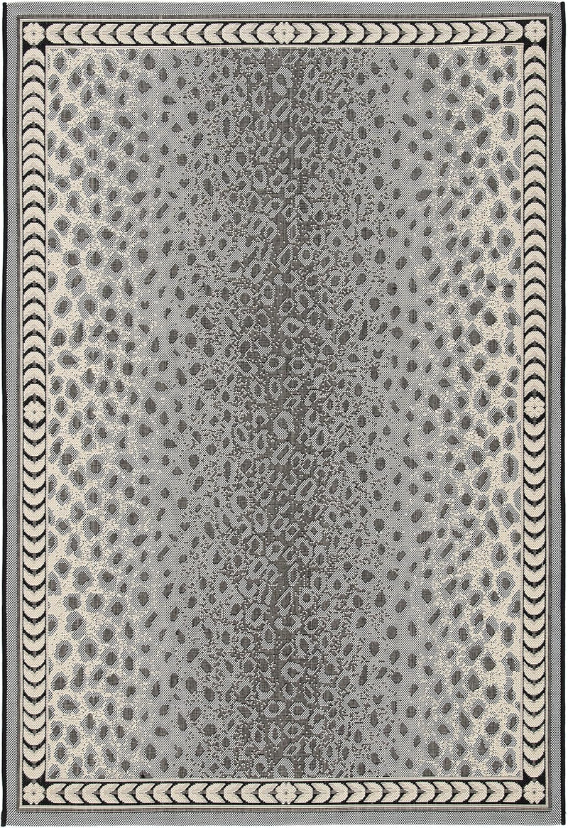 Courtyard Leopard Print Rug