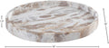 Belrose Round Genuine Marble Tray