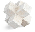 Hortensia Natural Travertine Decorative Jack Object
