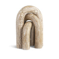 Arabella Natural Travertine 3pc. Decorative Object