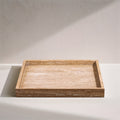 Belrose Natural Square Travertine Tray
