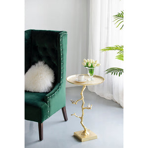 Enchanted Branch Side Table in Gold