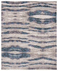 Tibetan Collection Blue & Silver Hand-Knotted Viscose Rug