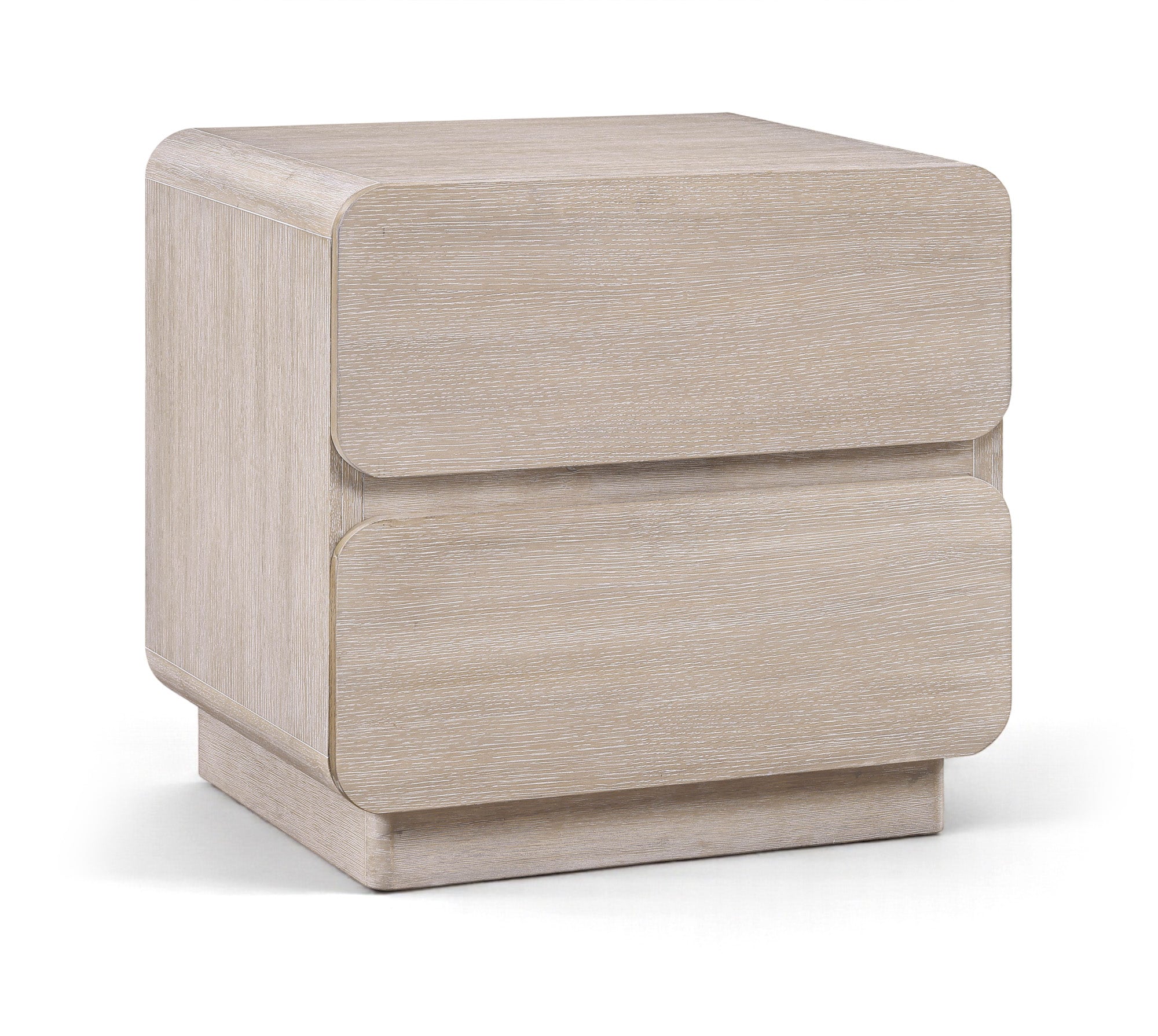 Adley 28" Solid Wood And Oak Veneer Nightstand