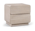 Adley 28" Solid Wood And Oak Veneer Nightstand