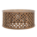 Kaydix Round Coffee Table in Natural