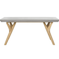 Pacey Indoor / Outdoor Concrete Coffee Table