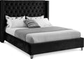Alaia Velvet Upholstered King Bed
