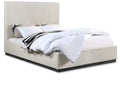 Alistair Linen Textured Fabric Upholstered King Bed