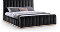 Amabel Velvet Upholstered King Bed