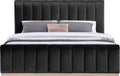 Amabel Velvet Upholstered King Bed