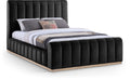 Amabel Velvet Upholstered Queen Bed