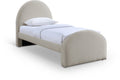 Andalusia Chenille Fabric Upholstered Twin Bed