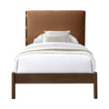 Ardennes Vegan Leather Upholstered Twin Bed (3 Boxes)